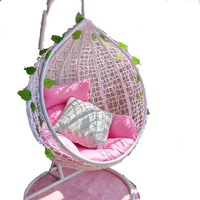 Adulte salon nid d'oiseau en forme d'oeuf balançoire balcon pas cher suspendu oiseau nid chaise
