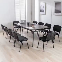 Chaise de formation en mobilier scolaire pour étudiants Chaise d'ordinateur de conférence de bureau Table et chaise ergonomiques pour écoles
