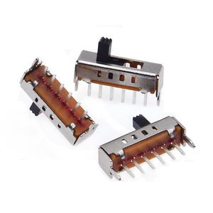 Interruptor de Palanca de 4 Posiciones SS-14D01, 6 Pines, Vertical Recto, 4.0mm de Altura, Interruptor Deslizante de Alimentación para Montaje en PCB - Product Image 2