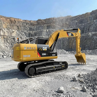 En stock, prix bas, excavatrice Caterpillar CAT 320D d'occasion, excavatrice hydraulique de 20 tonnes à vendre