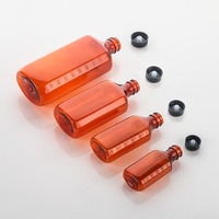 Bouteille de complément alimentaire en PET écologique pour sirop liquide, 100 ml, 200 ml, 300 ml, 400 ml, flacon en plastique pour capsules de vitamines et médicaments