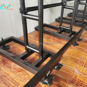 Supporto per Traliccio LED con Base in Lega di Alluminio Nero, Stand da 8 Piedi Certificato TUV CE, Leggero e Resistente - Product Image 5