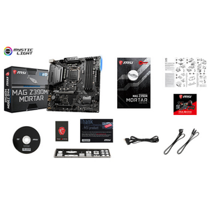เมนบอร์ดคอมพิวเตอร์ Z390M MORTAR รองรับ 9600K / 9700K / 9900K (Intel Z390 / LGA 1151) เมนบอร์ดสำหรับเล่นเกม Z390M MORTAR - Product Image 6