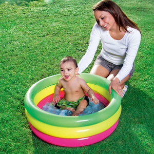 Original auténtico <span class=keywords><strong>Bestway</strong></span> bebé inflable Piscina <span class=keywords><strong>redonda</strong></span> piscina infantil bañera océano PISCINA DE BOLAS 51128 - Product Image 2