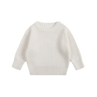 Enfant en bas âge bébé fille garçon pull automne hiver chaud à manches longues hauts en tricot bébé pull pull