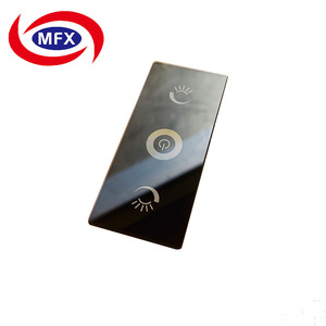 OEM ánh sáng nhà thông minh chuyển đổi nút Glass màn hình in ấn cảm ứng Bảng điều chỉnh chuyển đổi Glass Bìa - Product Image 5