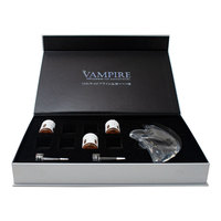 Coffret cadeau de sérum pour soins de la peau personnalisé avec laminage mat et doublure en éponge, emballage de marque de haute qualité pour usage cosmétique
