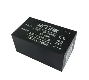 HLK-10M05 10W 5V 2000mA输出隔离电压3000Vac智能家用紧凑型开关迷你电源模块