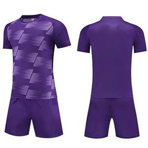 Hoge kwaliteit 100% polyester hittetransfer bedrukte unisex sportkleding voetbaltenues blanco uniformen geautomatiseerd snijden - Product Image 6
