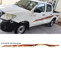 Autocollant de décoration de voiture pour hilux 2011 vigo autocollant de carrosserie pour hilux