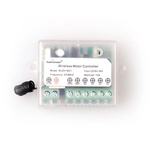 12-36V DC động cơ điều khiển từ xa chuyển đổi cho có thể thu vào Rèm Cửa điện Push Rod tuyến tính thiết bị truyền động về phía trước đảo ngược Receiver - Product Image 2