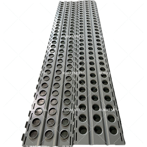 Tablón de acero perforado personalizado y esteras Marston resistentes para bases de cimentación de puentes y pisos de soporte de muelle estructural - Product Image 2