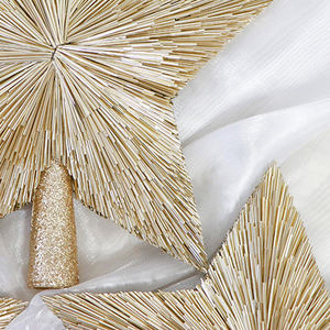 Лидер продаж, топ для рождественской елки, материал для домашних животных, пятиконечная звезда, Топпер для рождественской елки - Product Image 3