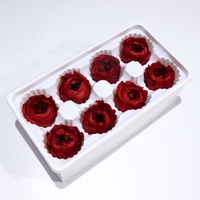 Vente en gros de haute qualité, rose éternelle conservée Austin 4-5cm, tête de Rose pour décoration de mariage