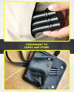 علبة سجائر بلاستيكية متينة مقاومة للرطوبة بغطاء قلاب وتصميم بسيط مع إمكانية طباعة شعار مخصص للاستخدام أثناء السفر - Product Image 5