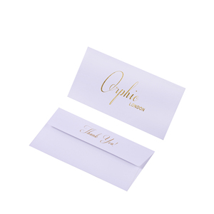 Carte de visite de remerciement avec insertion en papier bon marché de haute qualité personnalisée avec son propre logo - Product Image 3