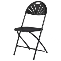 Chaise pliante moderne et confortable en plastique pour événements extérieurs et hôtels, fournie directement par l'usine
