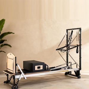 EdeFit <span class=keywords><strong>ED</strong></span>-P103 Reformer de Pilates Comercial de Aleación de Aluminio con Trapecio Ajustable para Estudio de Pilates y Uso Doméstico - Product Image 5