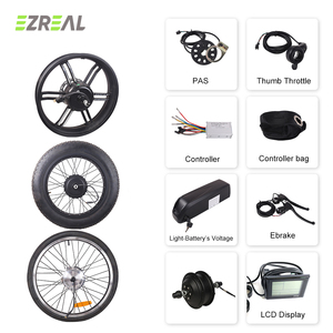 EZREAL alta calidad <span class=keywords><strong>barato</strong></span> 36V 48V 200W 250W Motor trasero de alta velocidad <span class=keywords><strong>bicicleta</strong></span> <span class=keywords><strong>eléctrica</strong></span> <span class=keywords><strong>Kit</strong></span> de <span class=keywords><strong>conversión</strong></span> de <span class=keywords><strong>bicicleta</strong></span> - Product Image 2