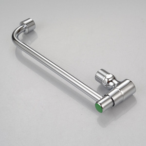 <strong>Commercial</strong> Grade Swivel Kitchen <strong>Faucet</strong> 1/2 Zinc Alloy Semi Automatic Loaded <strong>Sprayer</strong> Tap for Restaurant Chef Stations - Product Image 2