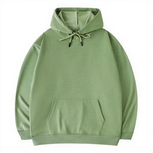 Sudadera con Capucha Roja para Hombre, Corte Holgado, Informal, Tejida, Color Sólido, con Bolsillo, Manga Larga, para Otoño 2027 - Product Image 5