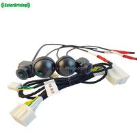 Kit de décodage complet pour système de vision panoramique 360° AVM pour voiture, vision nocturne 540P, trajectoire dynamique pour la modification de Vinfast VF6