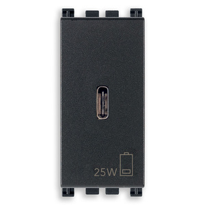 Adaptateur secteur USB-C PD 25W gris, port de charge mural - Product Image 1