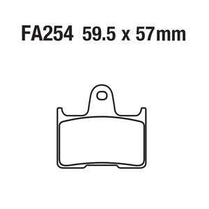 แผ่นดิสก์เบรกรถจักรยานยนต์แผ่นดิสก์เบรกหน้าหลัง FA254สำหรับ Kawasaki ZXR 1400 Suzuki <span class=keywords><strong>gsxr</strong></span> 600 GSF 650 - Product Image 4
