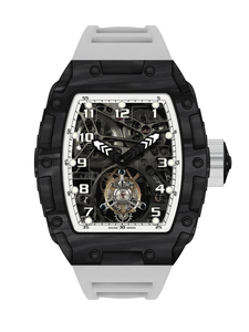 Real Carbon Fiber Barrel Shaped <b>Watch</b> ,Carbon Fiber <b>Watch</b> <b>Case</b> with Flying Tourbillon Mechanical Movement <b>Watch</b> - Product Image 2