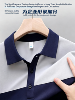 T-shirt en polyester à séchage rapide et haute élasticité pour unisexe, polo de travail durable, anti-plis, respirant, service OEM