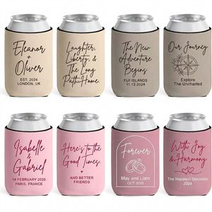 Personalized Neoprene Durable Fashion Can <b>Coolers</b> with Custom Text/Logo/Design <b>for</b> Wedding Party Favors - Product Image 2