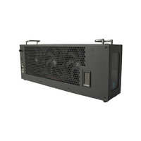 OCOCOO QC01-360 Kit Pendingin Air Radiator Tembaga Eksternal dengan Layar Digital Sistem Pendingin 360mm untuk Server Workstation AI