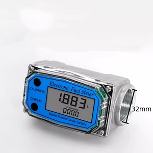 Chất lượng cao 1 inch tuabin lưu lượng kế lỏng nước hiển thị kỹ thuật số điện tử tuabin khí lưu lượng kế - Product Image 4