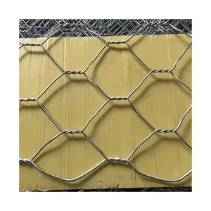 Factory supply Hot dip electro galvanized animal cage fence poultry chicken hexagonal wire mesh gabion mesh