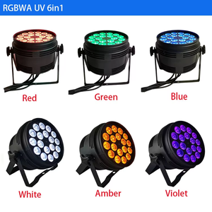 Phát triển mới <span class=keywords><strong>Mini</strong></span> rgbwa UV 4in1 5in1 6in1 Slim sân khấu mệnh ánh sáng giá cả cạnh tranh 10W 18 RGBW <span class=keywords><strong>LED</strong></span> DMX512 chế độ điều khiển IP20 - Product Image 4