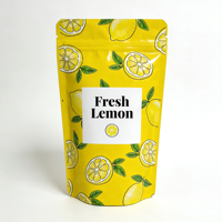 Sachet Doypack Personnalisé Imprimé Qualité Alimentaire Refermable avec Fermeture Éclair Brillant pour Thé Citron, Jus, Boissons en Poudre, Logo Personnalisé, Vente en Gros, Sac Vide