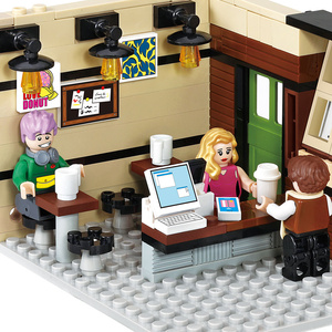 Cafetería Urbana TOWN STREET CAFE, Bloques de Construcción de Cafetería Casual, Escena de Tienda de Ocio, Juguete de Ensamblaje DIY para Niños - Product Image 5