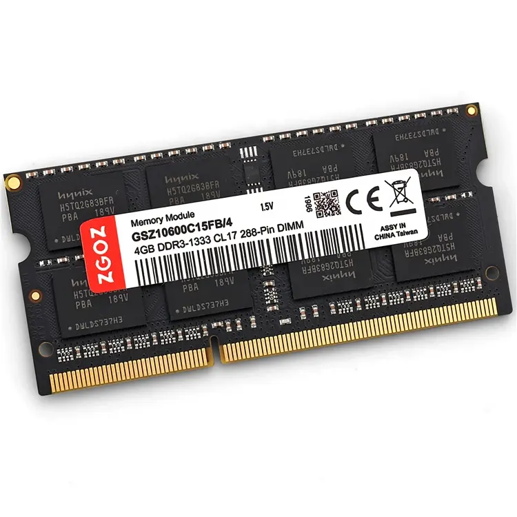 लैपटॉप स्मृति ddr3 रैम 2gb/4gb/8gb 1333mhz/1600mhz PC3-10600/12800 नोटबुक कंप्यूटर के लिए