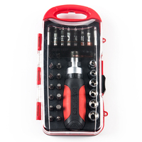 30 Buah TPR Menangani CRV Socket Slot Ph Torx Bit Ratcheting Ratchet Obeng Driver Kit Set