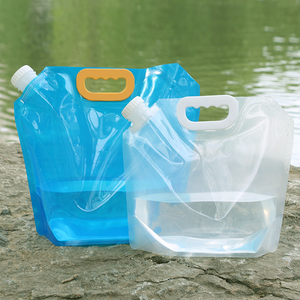 Sac à eau pliable en PE, pochette autoportante, conteneur portable anti-humidité avec bec verseur pour l'extérieur - Product Image 4