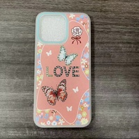 Coque de téléphone personnalisée Diamond Butterfly Love pour iPhone 18 17 16 15 14 13 12 11 et TECNO Spark50 Spark Go 3 Camon Slim