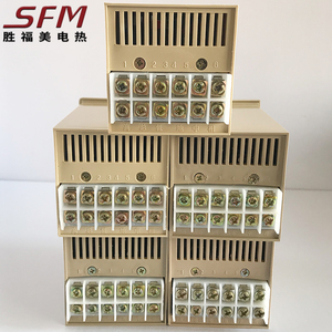 جهاز تحكم رقمي في درجة الحرارة SFM بنطاق 0-600 درجة، مدخل K نوع <span class=keywords><strong>PT100</strong></span>، مخرجان للتحكم، شاشة عرض رقمية، تيار متردد 220 فولت 380 فولت، 72*72 مم - Product Image 3