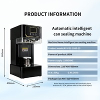 Nouvelle Machine Automatique de Scellage de Boîtes Sans Rotation pour Boissons Gazeuses, Gâteaux, Desserts, Boîtes PET et Boîtes de Thé aux Bulles