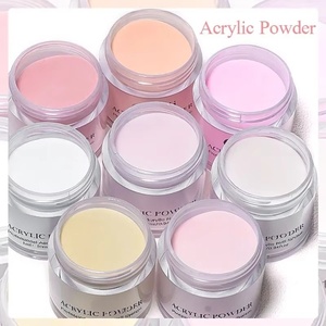 Set de Polvo Acrílico para Uñas, Líquido Monómero Transparente, Rosa Nude, con Pincel para Extensión de Uñas, Esculpido y Diseño Floral - Product Image 2