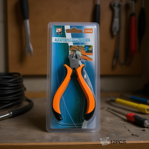 MNJ Pliers 13454 Orange Handle Wire Cutters For DIY Repair Tools - Product Image 3