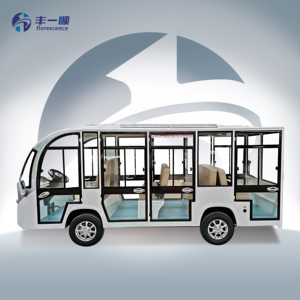 Autobus Turistico Elettrico da 8-17 Posti con Porte Mini Bus per Aree Paesaggistiche Trasporto Passeggeri con Aria Condizionata - Product Image 3