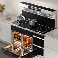 Four multifonctionnel intégré de 1,3 m de large pour la cuisine domestique : cuisson, vapeur, désinfection, tout-en-un