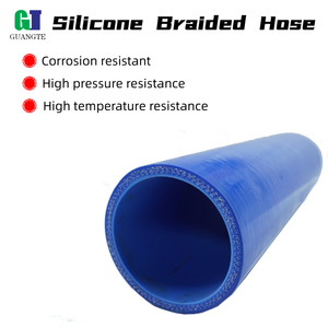 Tuyau réducteur en silicone renforcé de tissu flexible |   Conduite de chauffage à gaine lisse |   1 mètre de longueur standard en stock |   <span class=keywords><strong>Coupe</strong></span> - Product Image 4