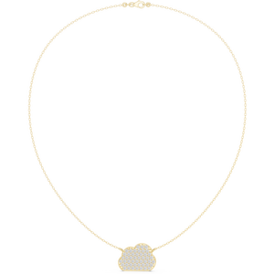Collier de haute qualité avec pendentif nuage pavé de diamants, collier stationnaire pour femmes tendance, bijoux disponibles à prix de gros - Product Image 2