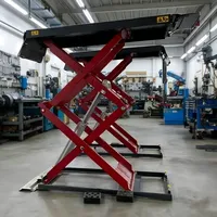 Pont élévateur hydraulique à ciseaux de haute qualité pour voitures, à hauteur moyenne, 3000kg/3500kg, certifié CE ISO